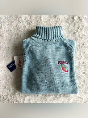 Vintage New York Athletic Club Sweater Mens Large NYAC Winged Foot Deadstock NWT